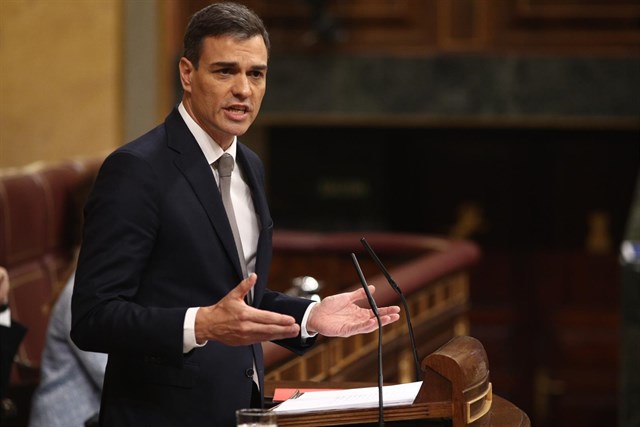 Rajoy falt, Pedro Sánchez ny statsminister