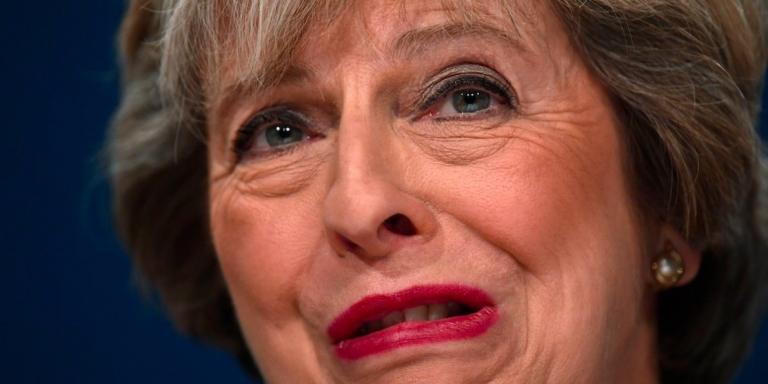 Theresa Mays politiske fange