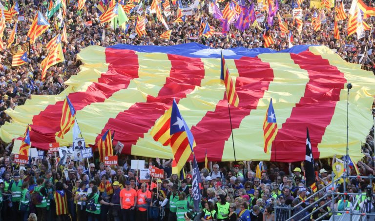 Katalanere demonstrerte i Madrid