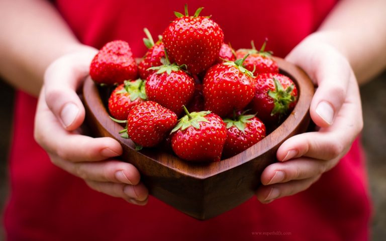 Hold deg ung og frisk med jordbær!