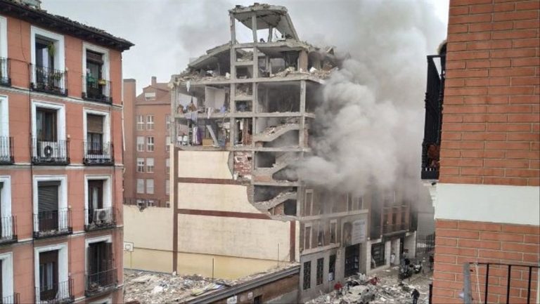 Eksplosjon drepte minst tre i Madrid